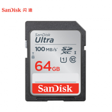 闪迪（SanDisk）64GB SD存储卡 C10 至尊高速版内存卡 读速100MB/s 捕捉全高清 数码相机理想伴侣